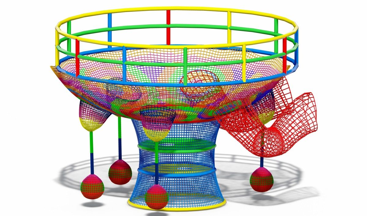18.Rope Net Play Structure -4 18.Rope Net Play Structure -4