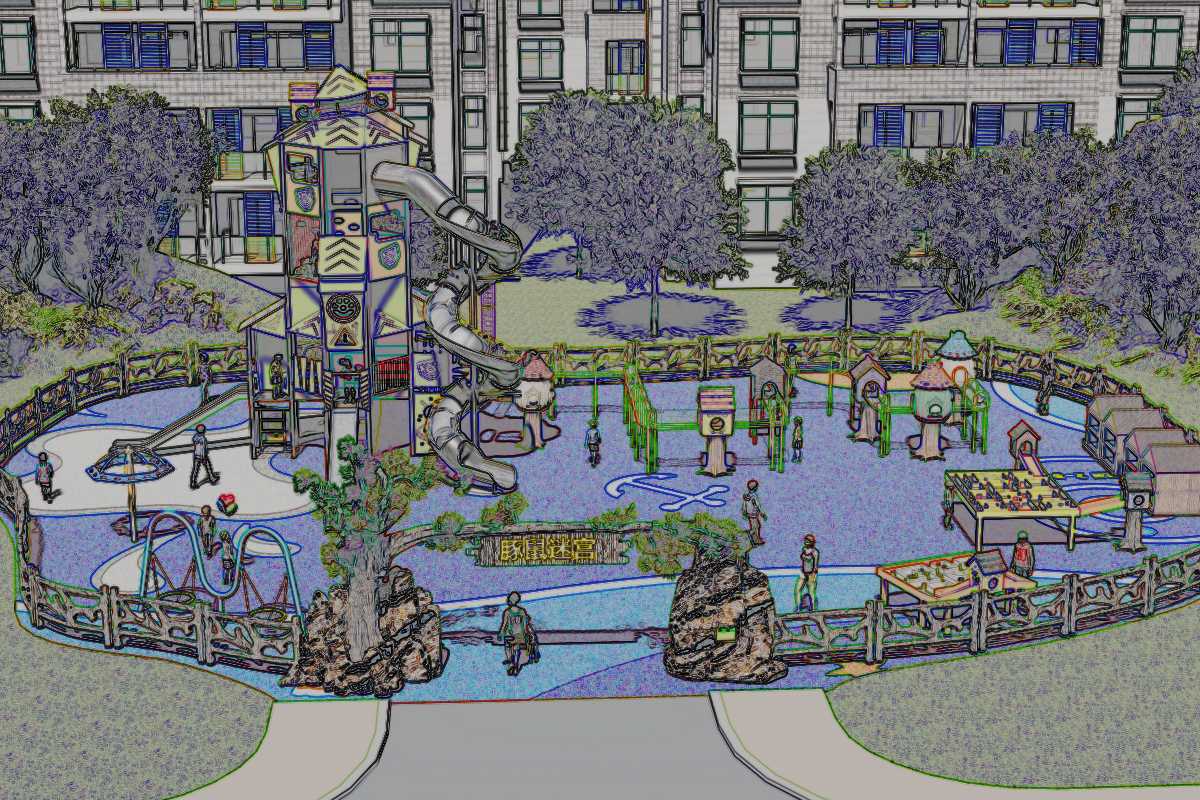 pet playground Guinea Pig Maze2