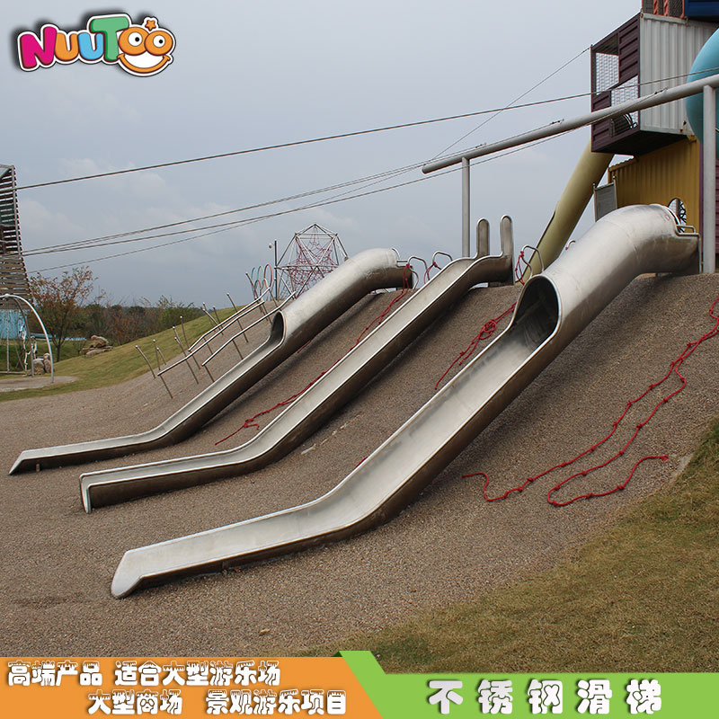 Hangzhou West Lake Scenic Area Slope Stainless Steel Slide_Letu Non-standard Amusement Equipment