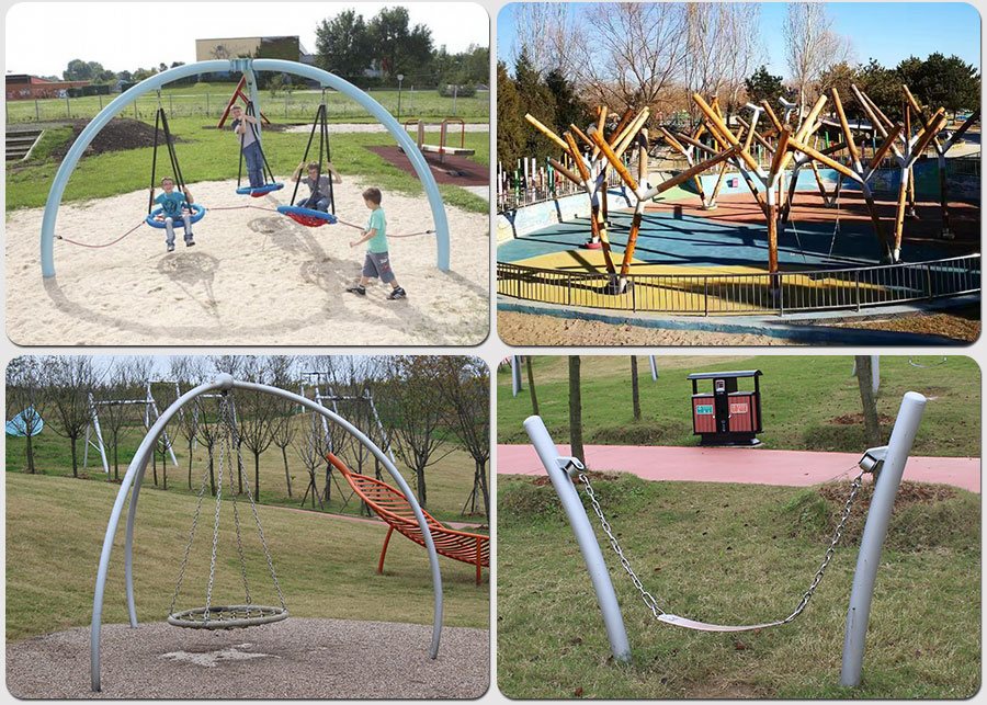 Swing + rocking horse + seesaw + swivel chair + turn horse + rocking + children's play facilities _07