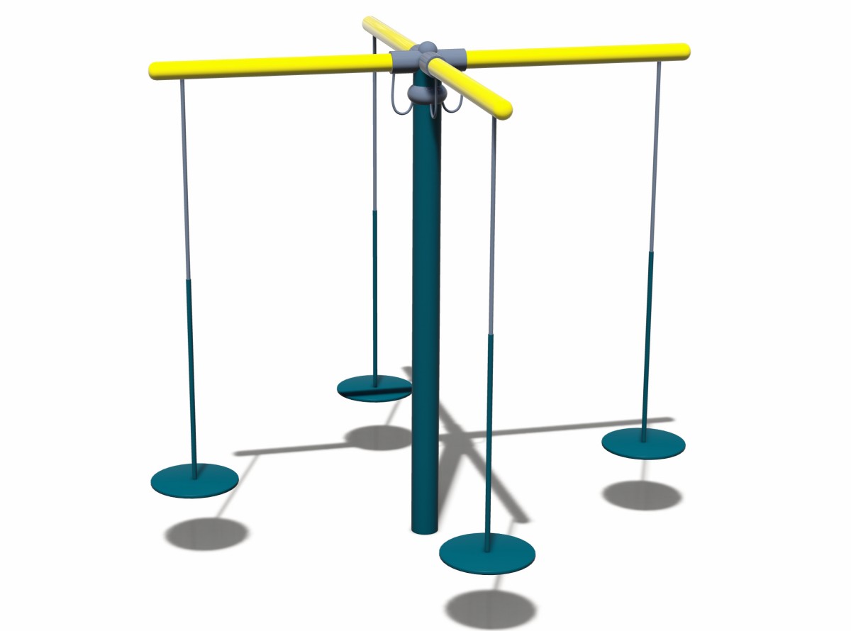 outdoor playground swing for kids 2 outdoor playground multi-person swing (2)