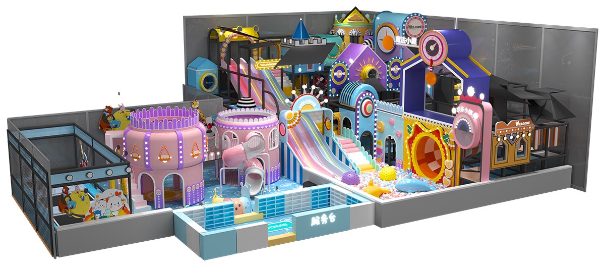 4.Pastel Colored Maze Indoor Playground (5) 4.Pastel Colored Maze Indoor Playground (5)