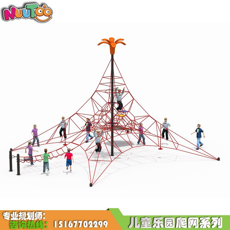 Price of large climbing rope net equipment for climbing tower_lettu non-standard amusement