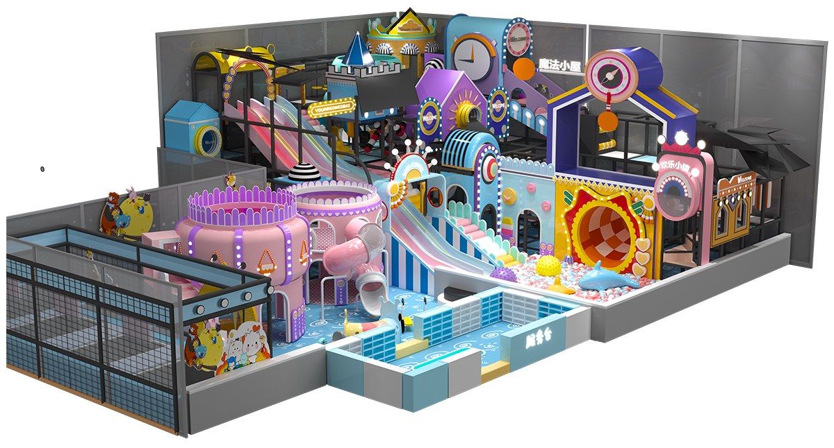 4.Pastel Colored Maze Indoor Playground (7) 4.Pastel Colored Maze Indoor Playground (7)