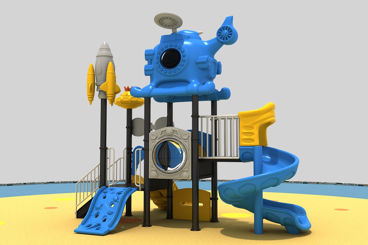 commercial playground slide Playground Slide for Outdoor Cosmic Fun (3)