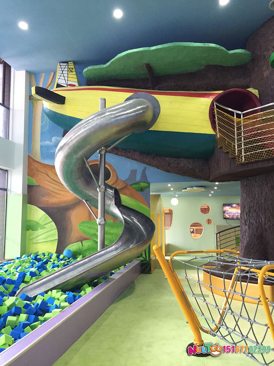 Leto non-standard amusement + stainless steel slide + indoor playground - (5)