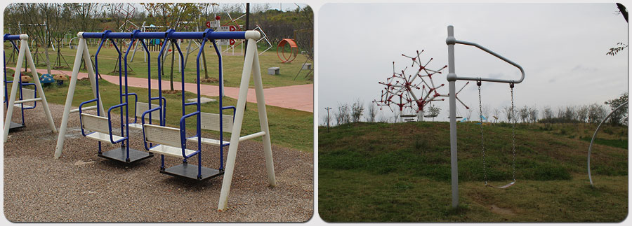 Swing + rocking horse + seesaw + swivel chair + turn horse + rocking + children's play facilities _09
