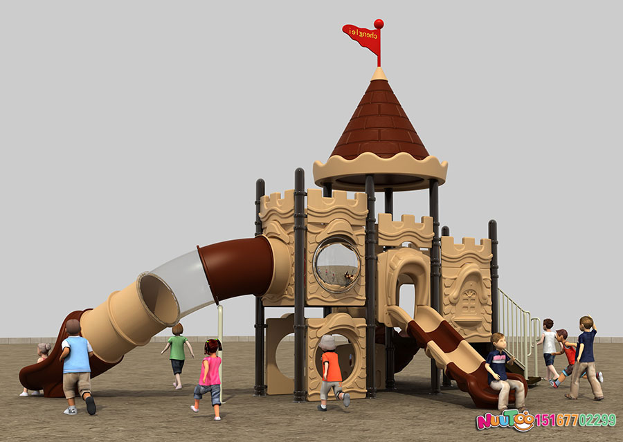 Combination slide + children's play equipment + little doctor + Great Wall (17)