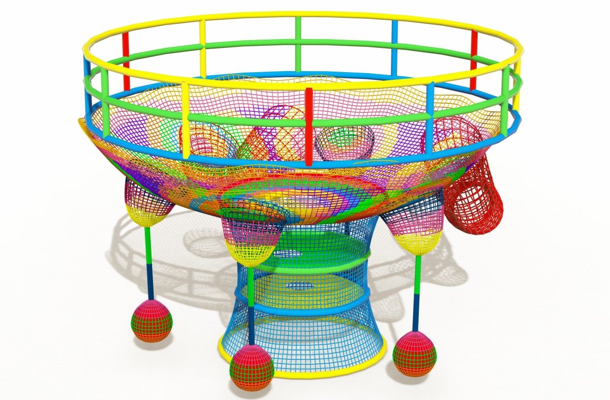 18.Rope Net Play Structure -2 18.Rope Net Play Structure -2