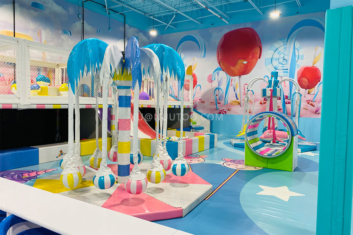 candy theme chidlren indoor soft playground (3)