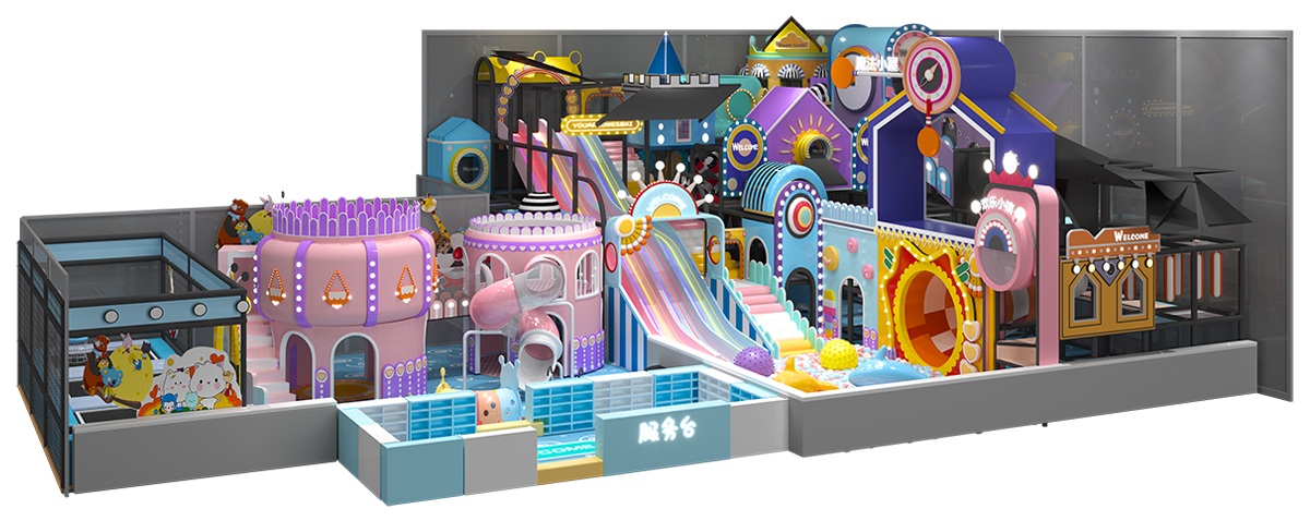 4.Pastel Colored Maze Indoor Playground (8) 4.Pastel Colored Maze Indoor Playground (8)