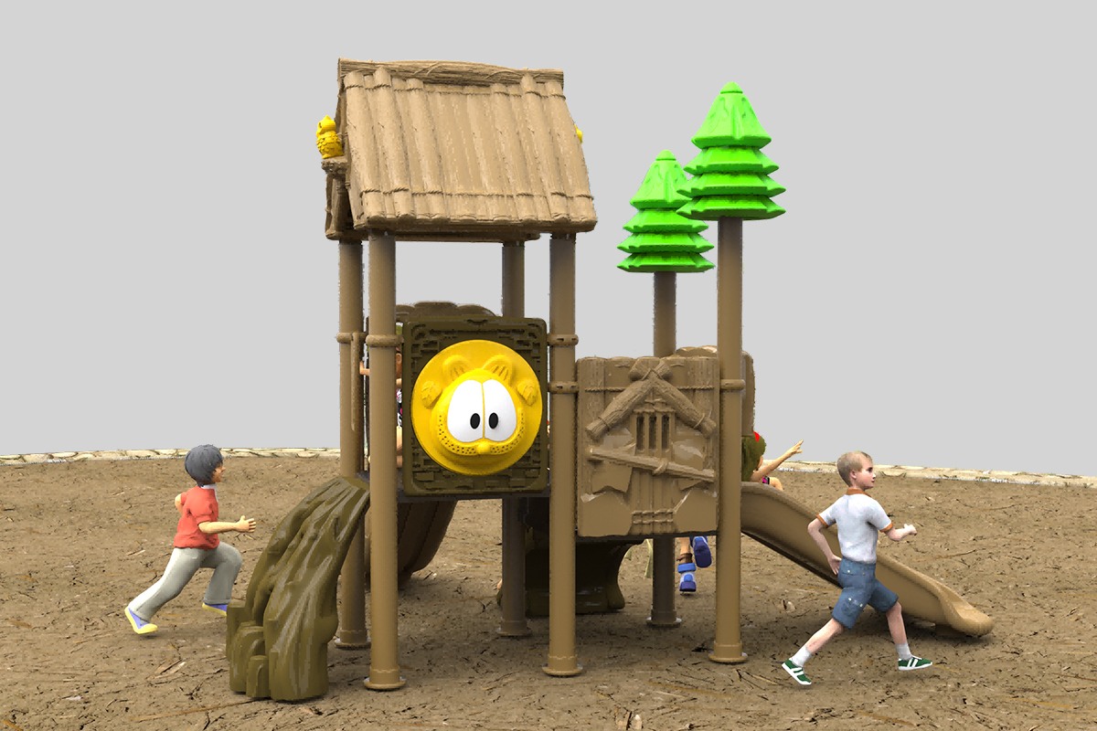 playground with slides Augmented reality playground slide (2)