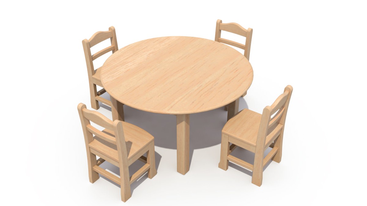 Kindergarten desk and chairs (1) Kindergarten desk and chairs (1)