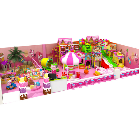 Cheap Small Candy Themed Indoor Playground Factory