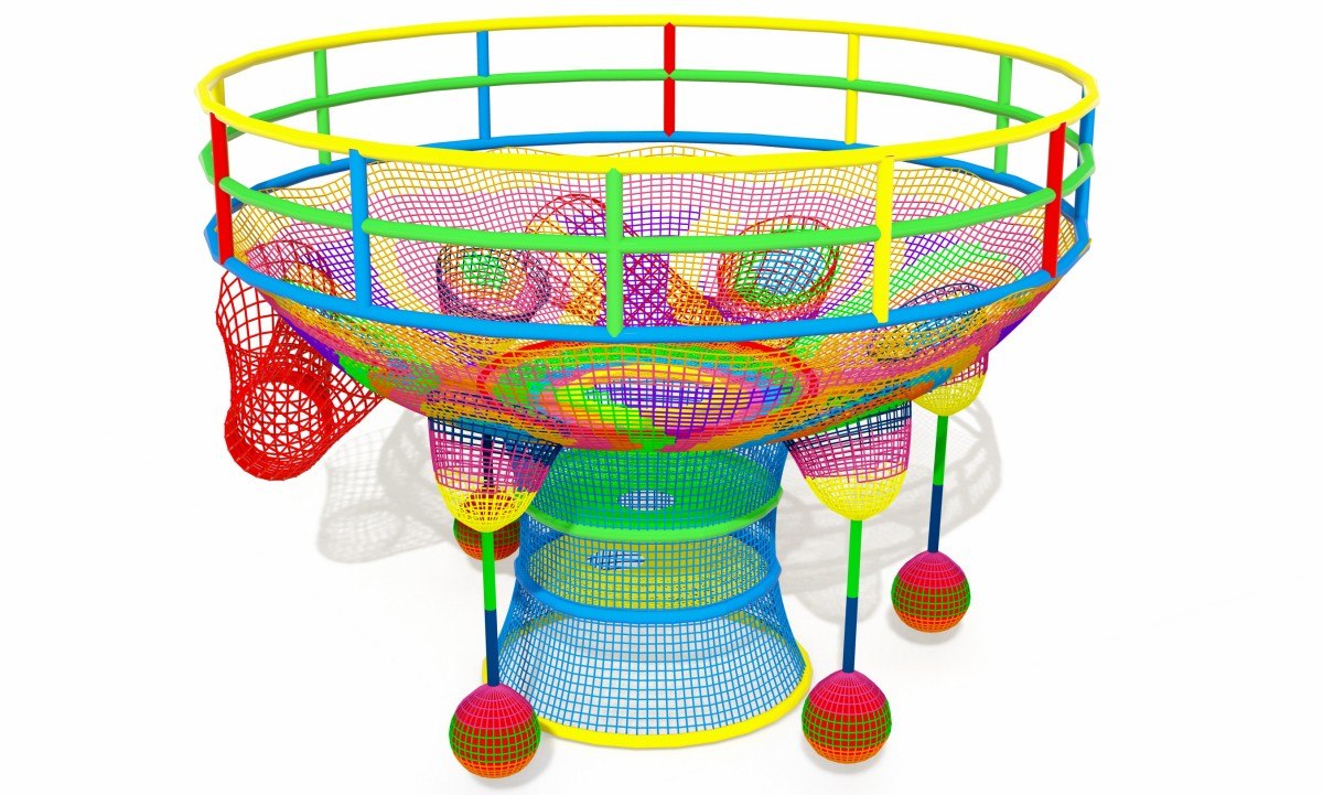 18.Rope Net Play Structure -1 18.Rope Net Play Structure -1