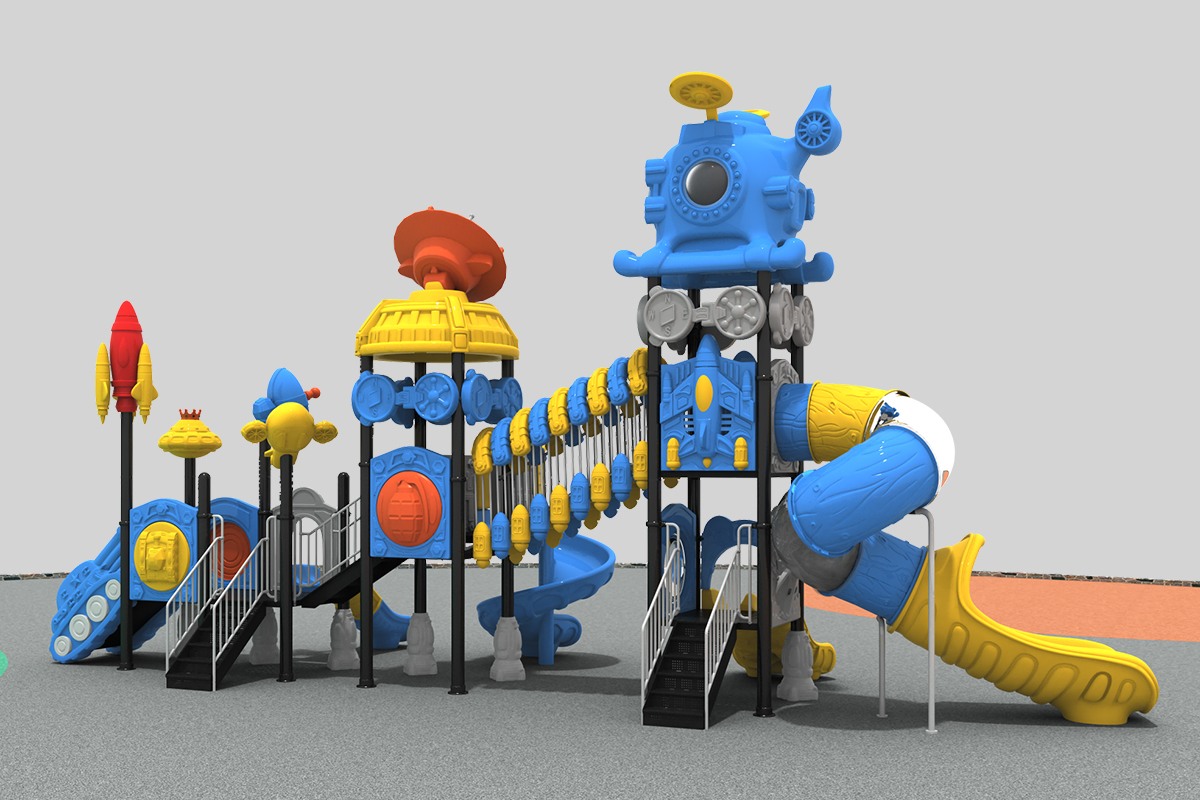 playground equipment slides outdoor playset with slide (2)