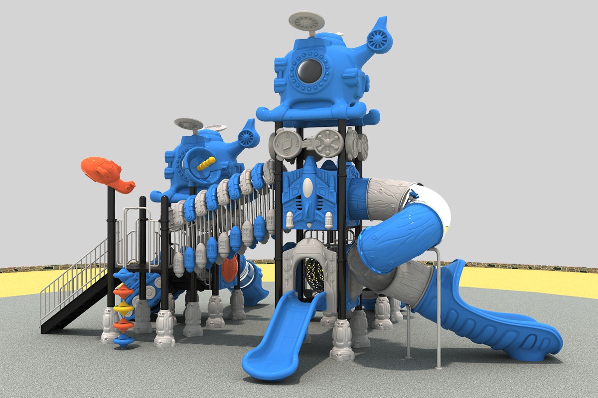 playground equipment slides Children's Space Playground Slide Fun (3)