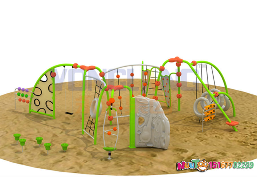 What are the outdoor play equipment?
