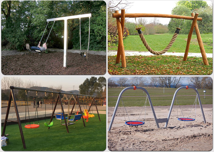 Swing + rocking horse + seesaw + swivel chair + turn horse + rocking + children's play facilities _06