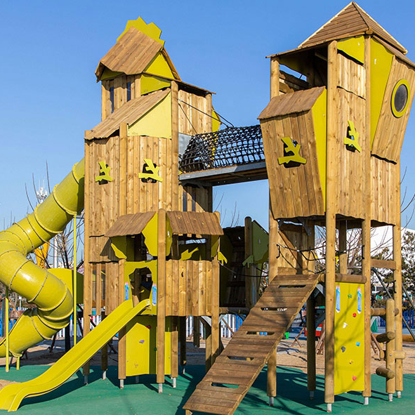 What Is The Outdoor Scenic Wooden Play Equipment?