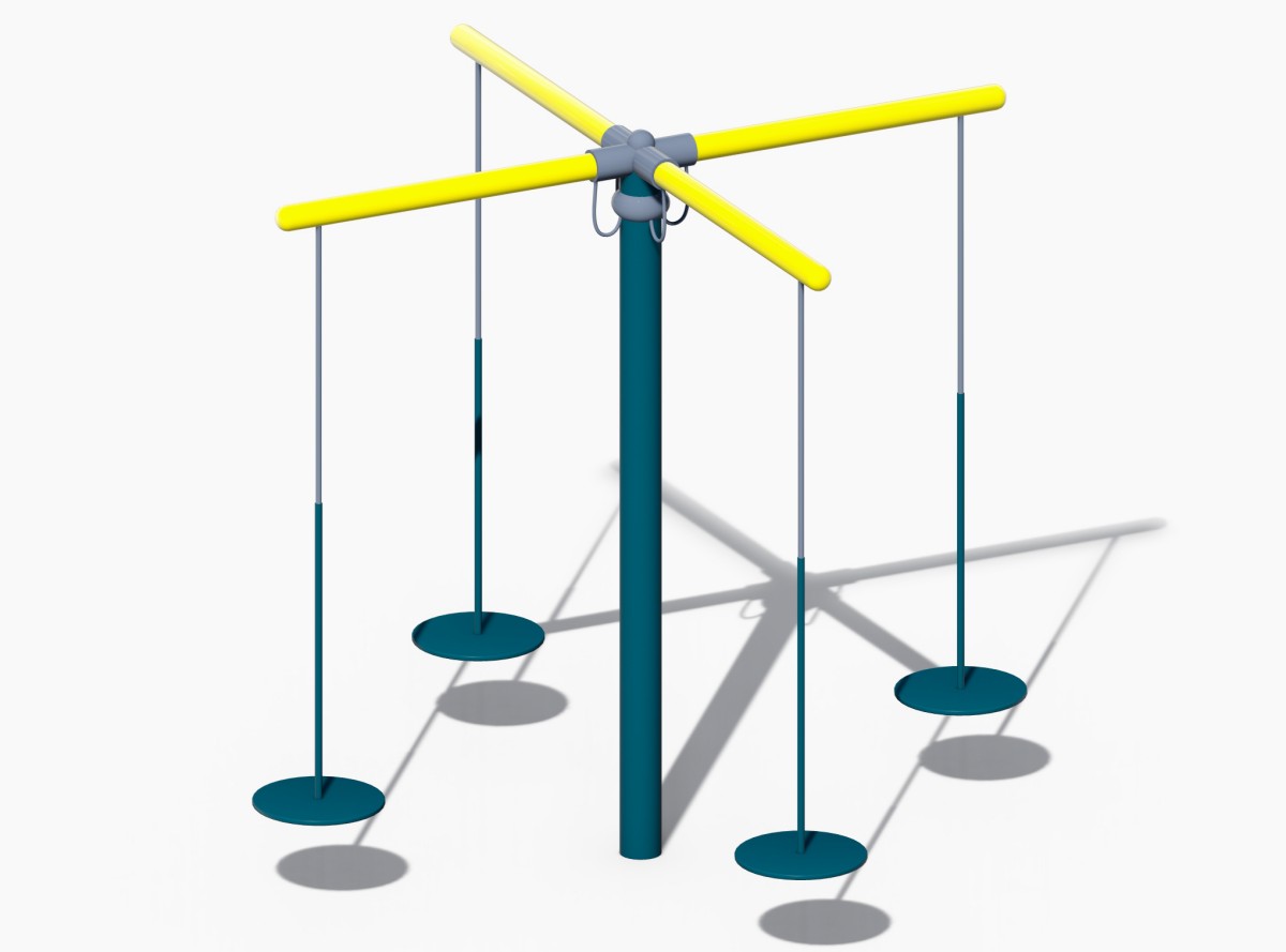 outdoor playground swing for kids 4 outdoor playground multi-person swing (4)