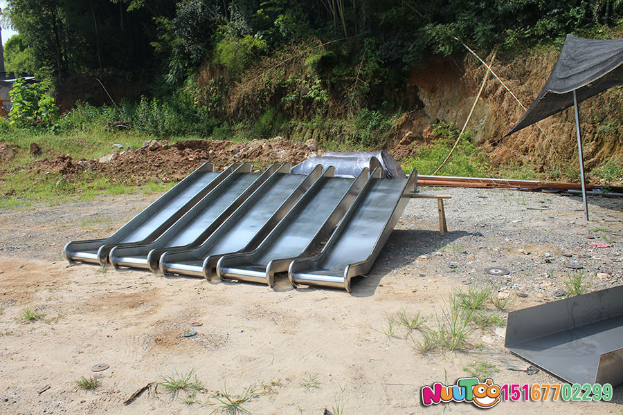 Chami non-standard travel + stainless steel slide + Shanxi Yuncheng Kindergarten Case - (36)