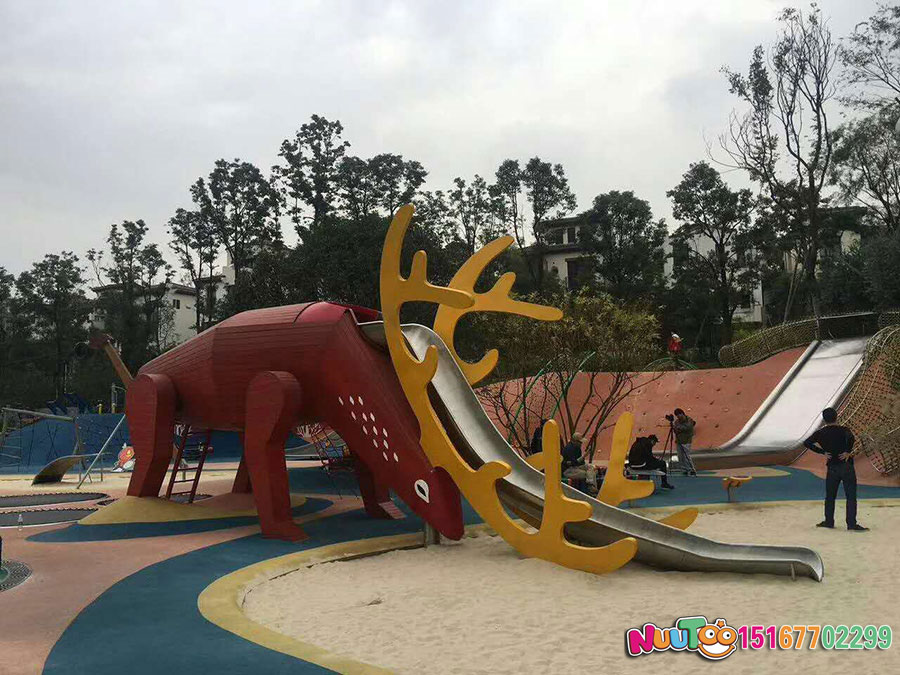 Non-standard travel + stainless steel slip slide + Chengdu Wanhua Mei Flower deer (26)