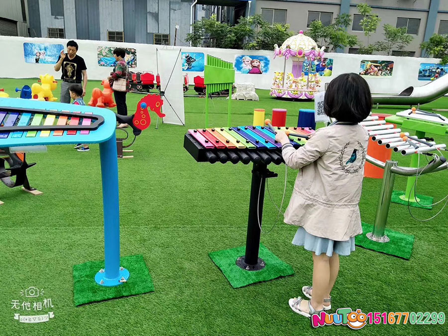 Sensory Experience Interactive Amusement + Children's Play Equipment + Tap Musical Instrument - (2)