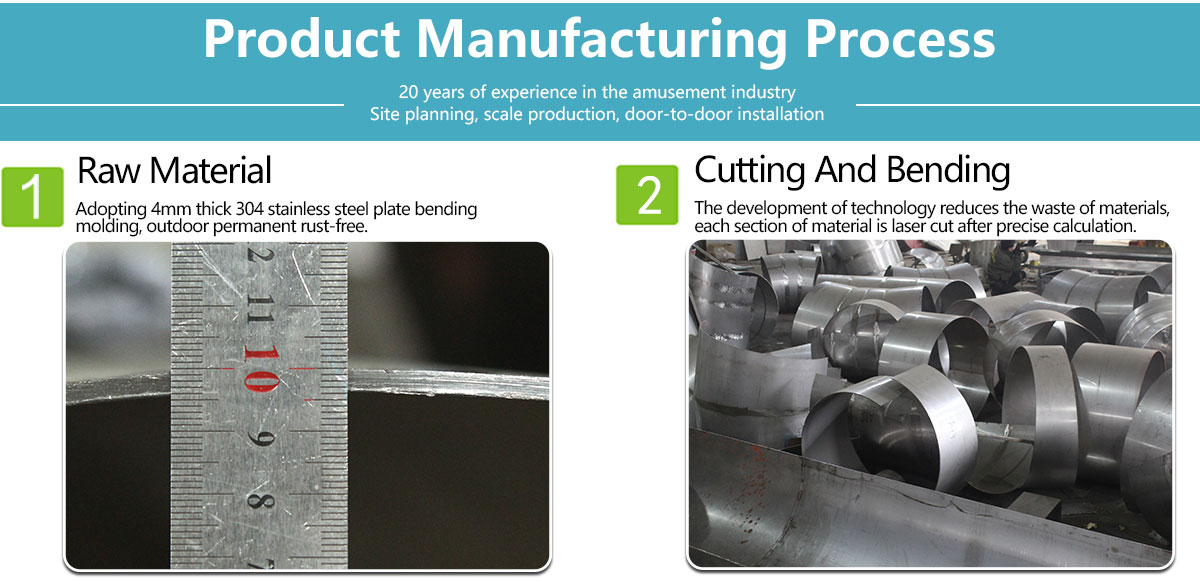 Outdoor kids playground swing 2 Outdoor-playground-equipment-production-display_07