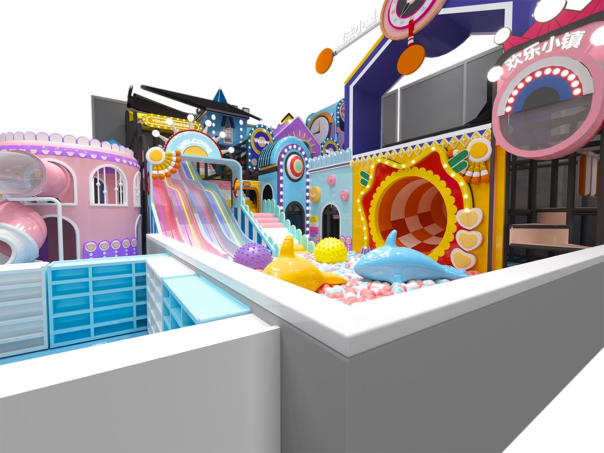 4.Pastel Colored Maze Indoor Playground (3) 4.Pastel Colored Maze Indoor Playground (3)