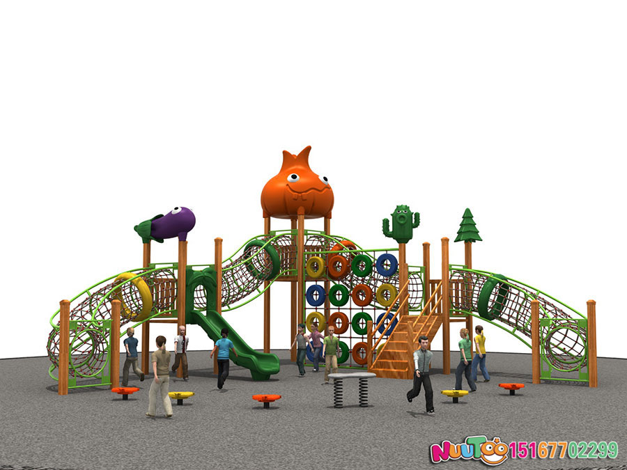 Outdoor Children's Paradise Popular Amusement Facilities Non-Combination Slide Facilities