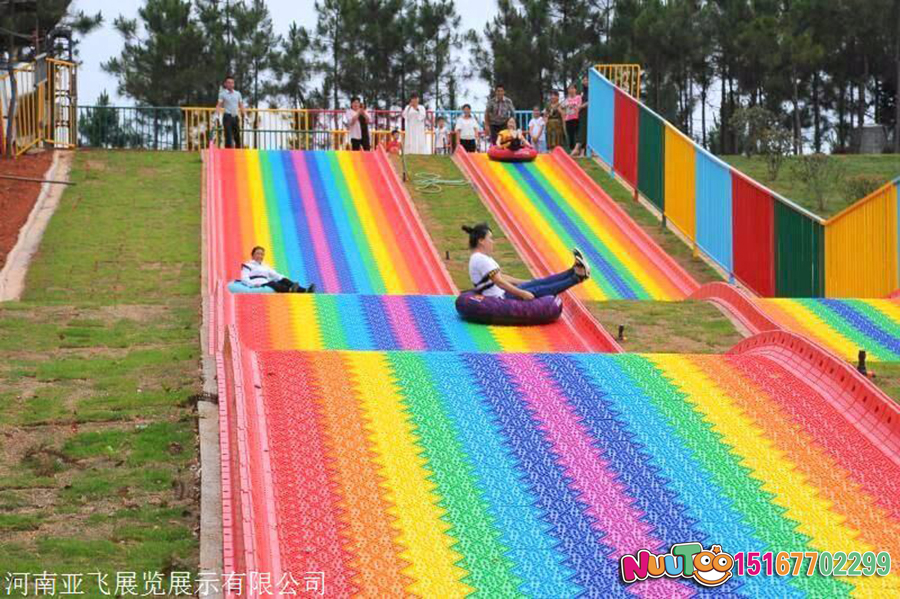 Colorful slide + colorful slide + Dry snow slide + leap slide - (28)