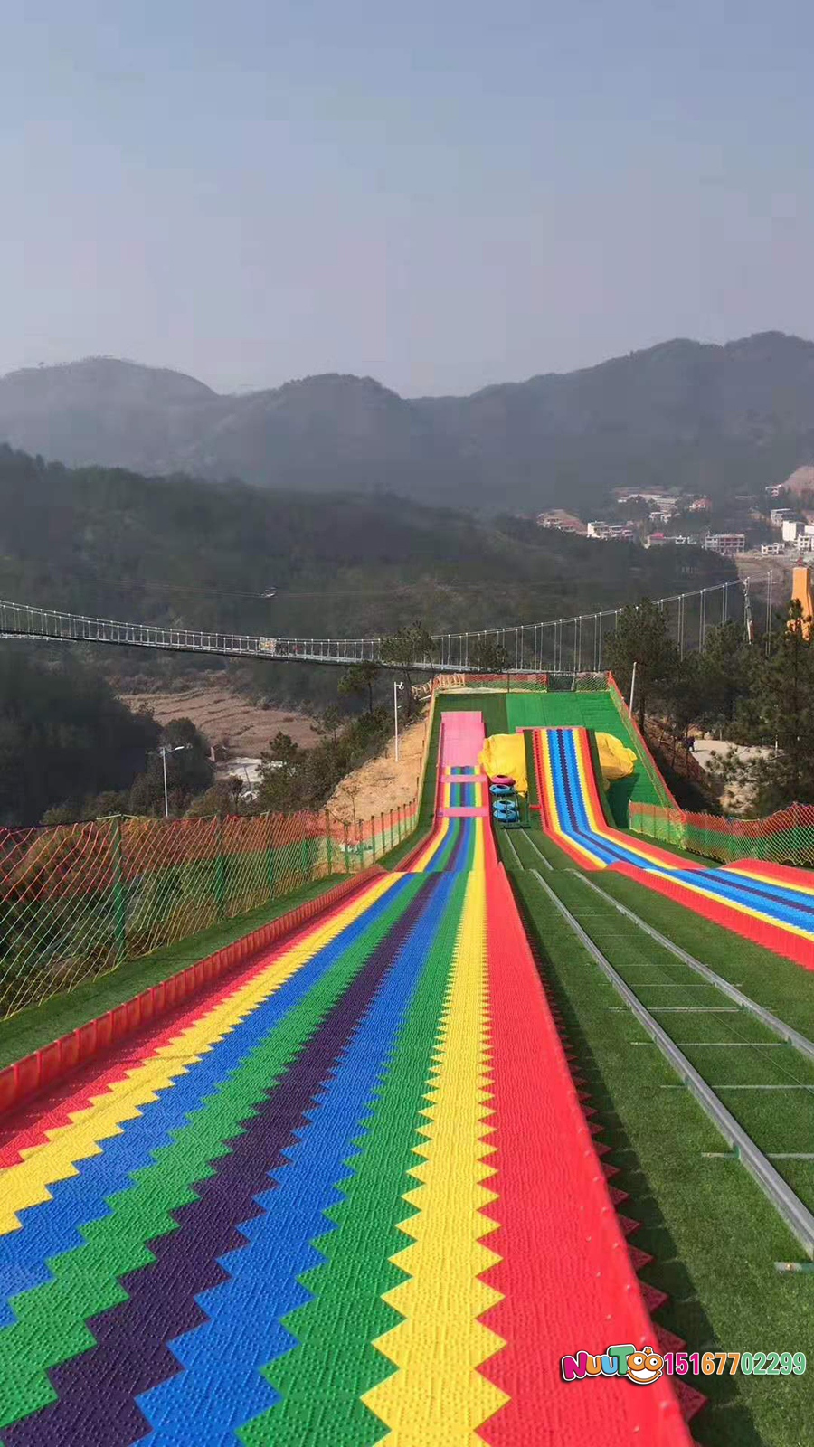How to operate the colorful slide tourism project