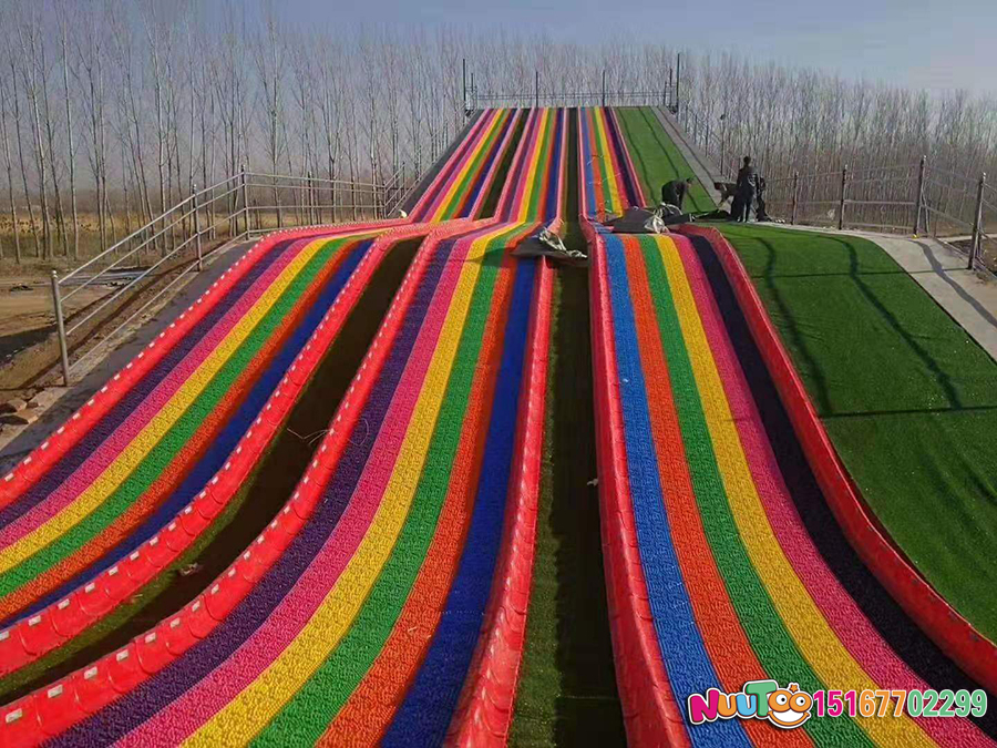 Colorful slide + colorful slide + dry snow slide + leap slide - (27)