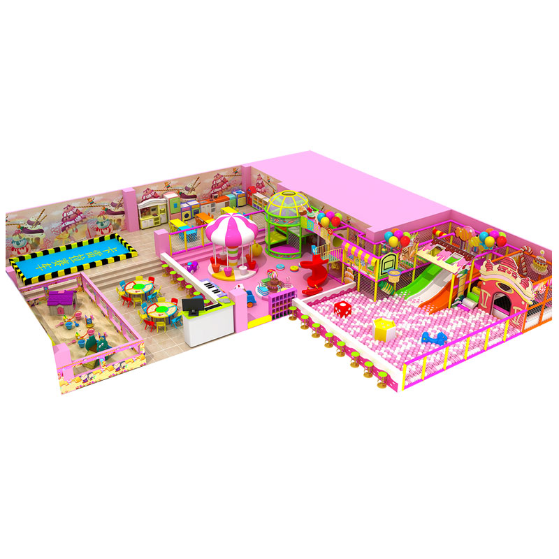 Cheap Small Candy Themed Indoor Playground Factory
