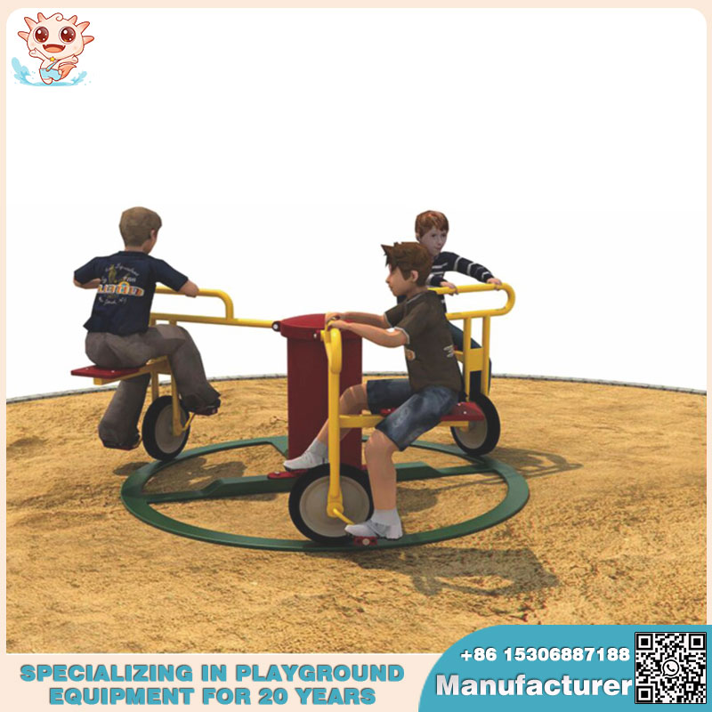 Children Playground Facilities Manufacturer Innovation Rotational Bicycle