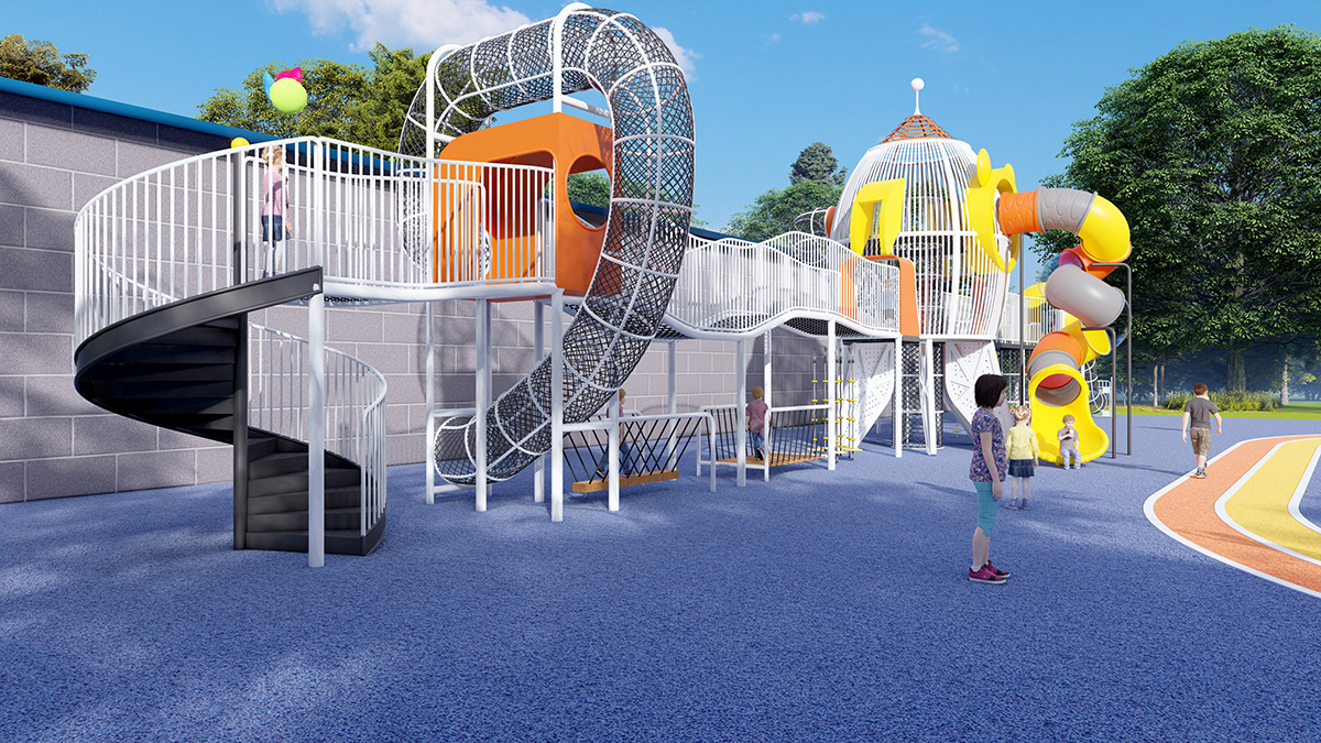 kindergarten outdoor large play equipment (5)