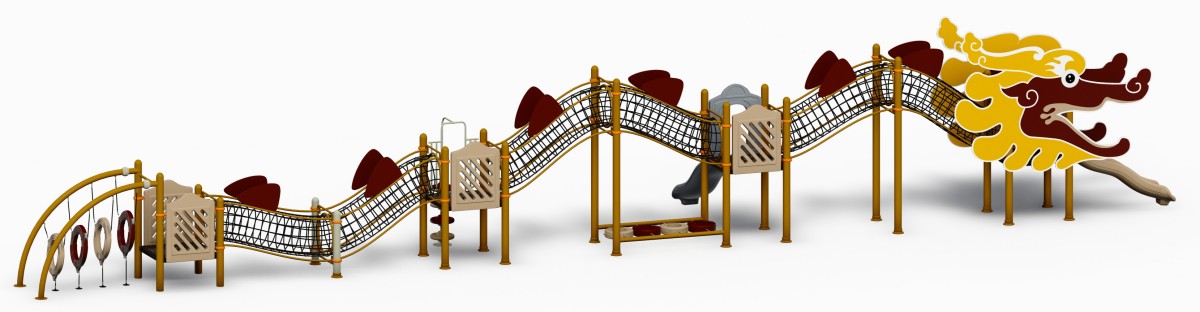 Dragon Outdoor Climbing Play Set-2