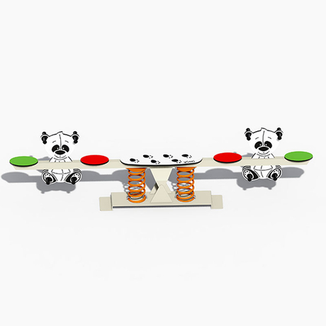 Dog-Themed Weather Resistant Seesaws - Toddler Commercial Equipment