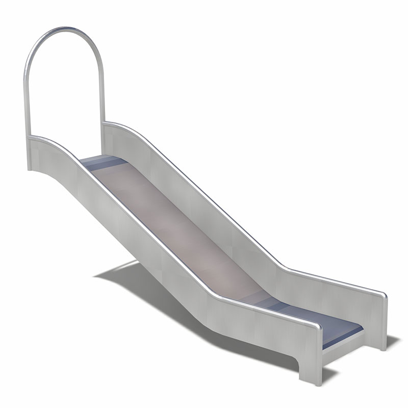 Single-Lane Toddler Stainless Steel Slides