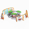 Outdoor Multi-Functional Swing Set with Climbing Function for Kids