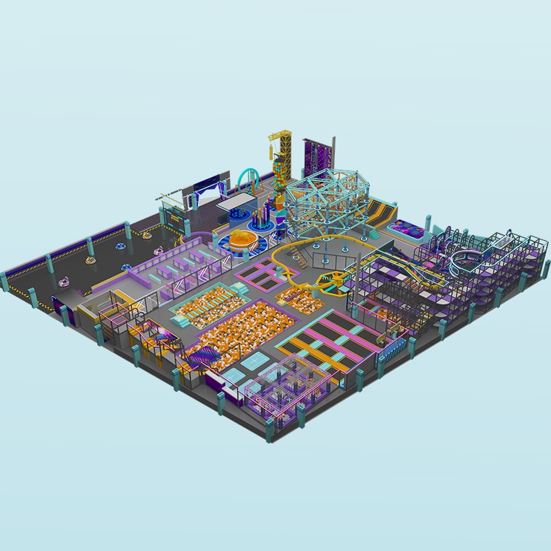 Custom Sports Park Construction & Children's Play Area System