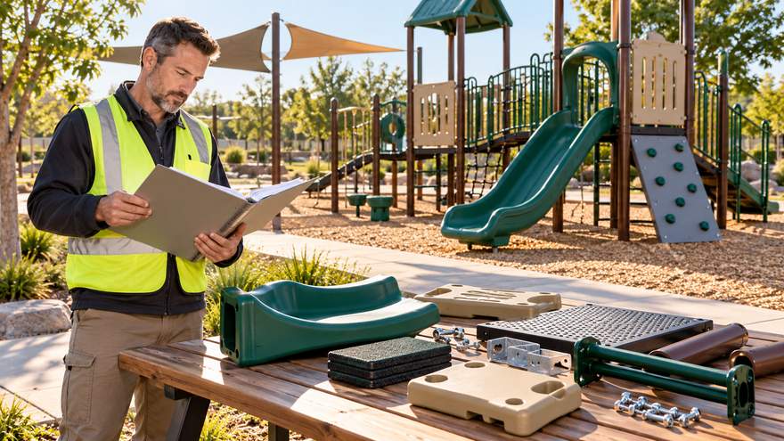 Playground maintenance budgeting concept