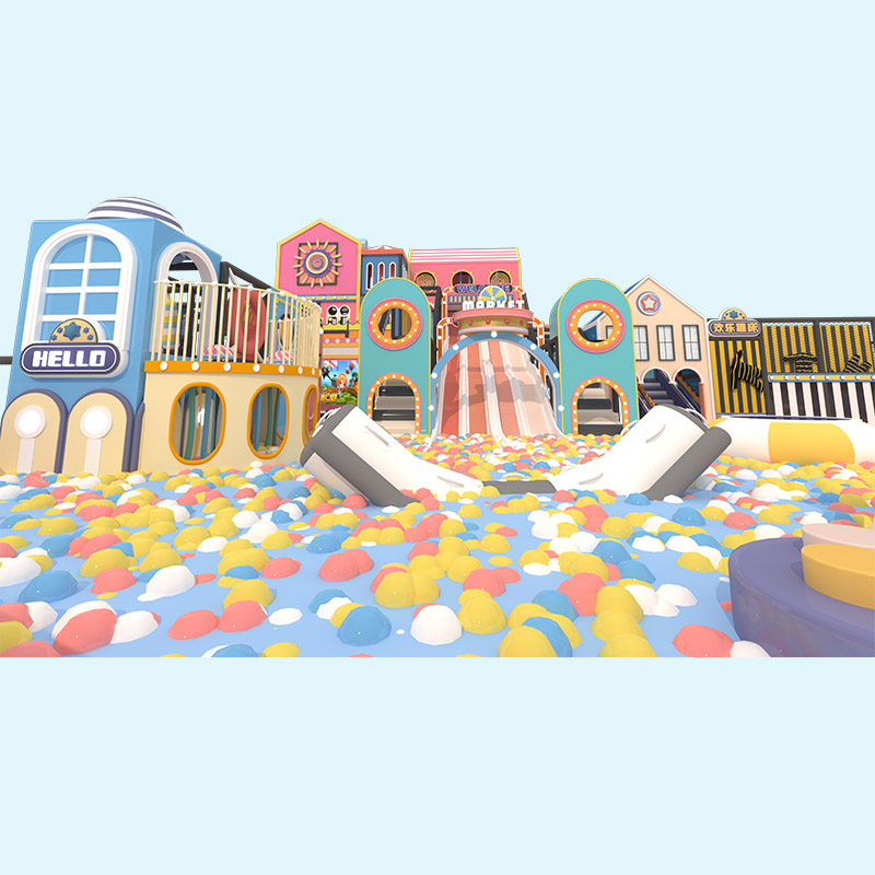 Macaron Series Maze Indoor Playground - Pastel Playground Supplier China