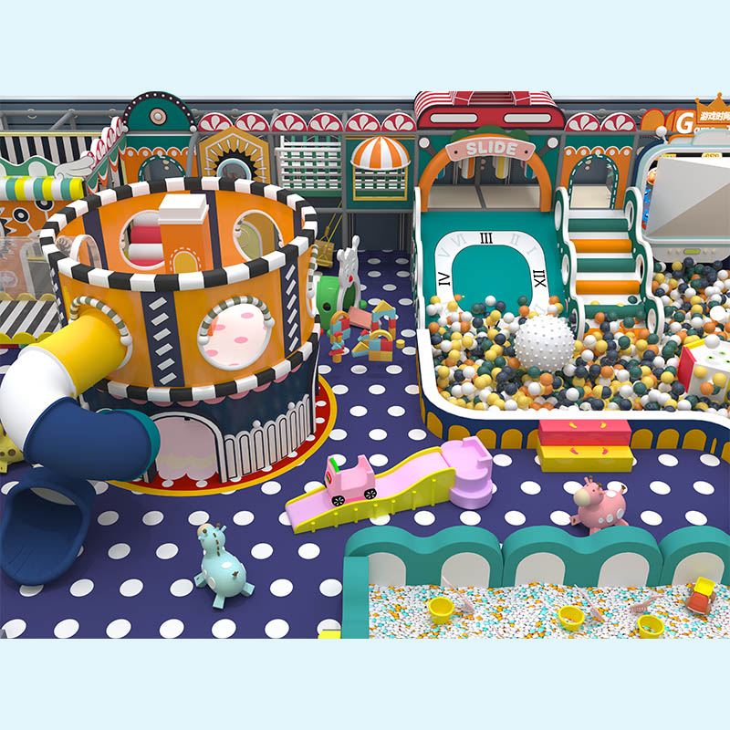 Macaron Series Maze Indoor Play - Colorful Pastel Hotel Kids Playground