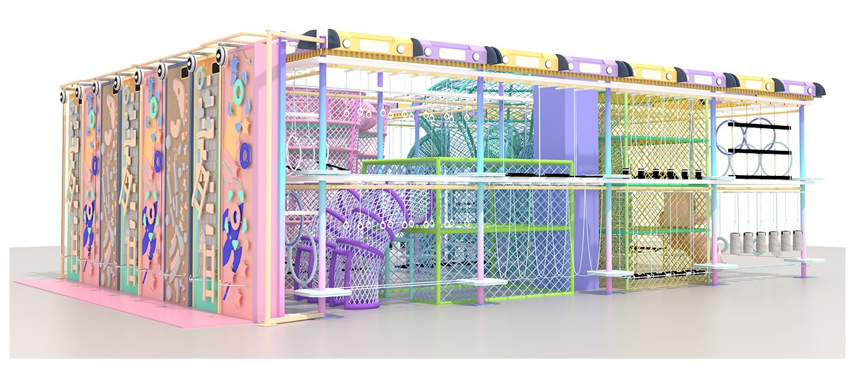 3.Indoor Adventure Ropes Course (2)