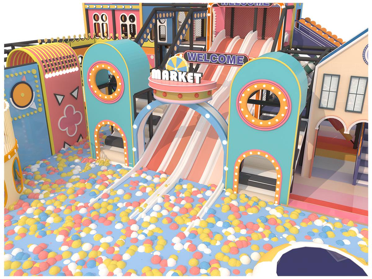 1.Macaron Pastel Indoor Playground Maze (8)