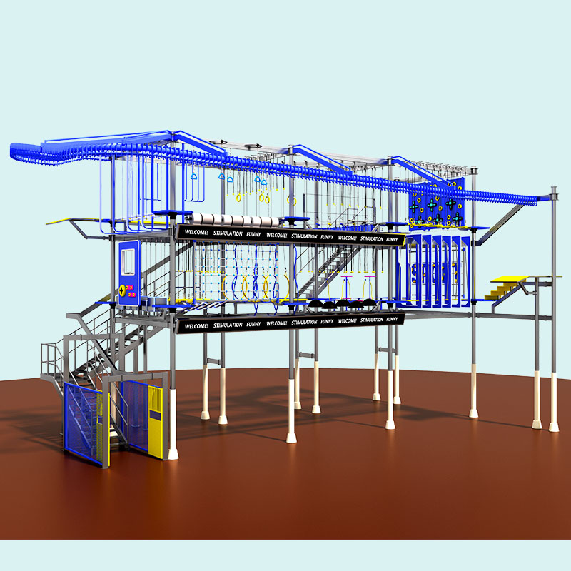 Commercial Indoor High Ropes Course for Malls & Youth Camps