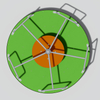 360°Rotating Smooth Playground Roundabout Equipment for Kids Outdoor Playground