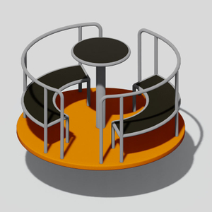 Kids Playground Spinning Equipment: 360° Rotating Spinners & Merry-Go-Rounds​